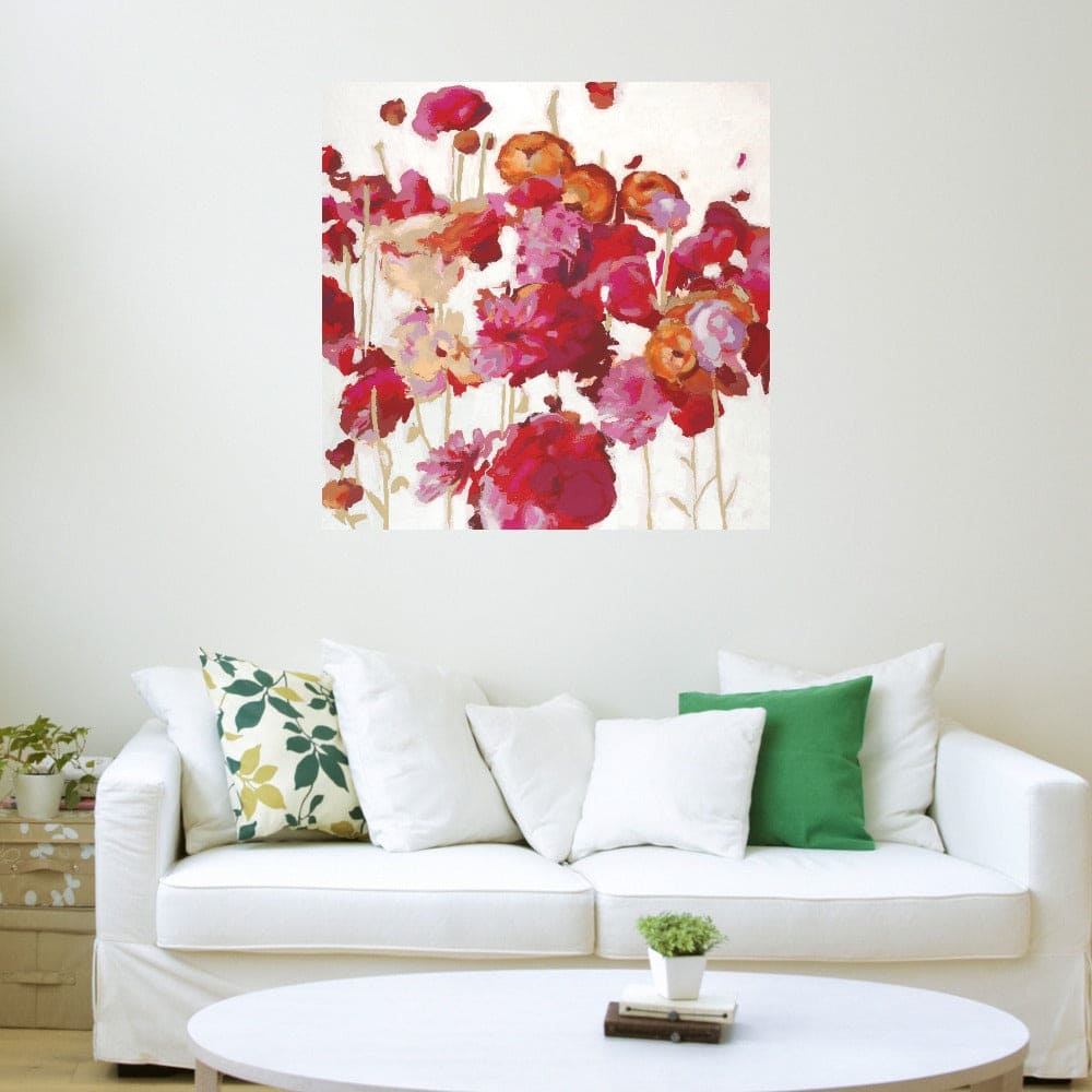 Sueño Floral Rojo I - Randy Hibberd