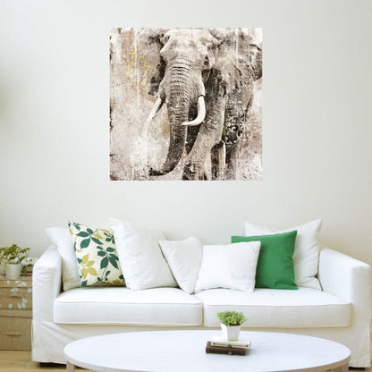 Elefante de retrato de marfil - Heather Hayes