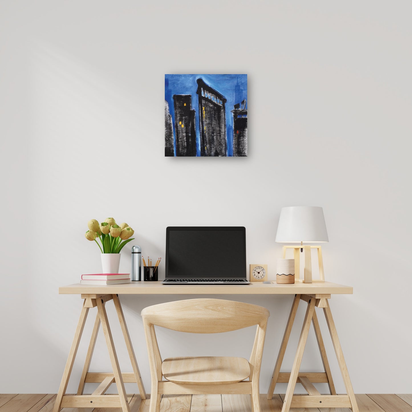 Paisaje urbano azul - Paul Brent