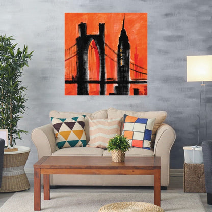 Paisaje urbano naranja - Paul Brent