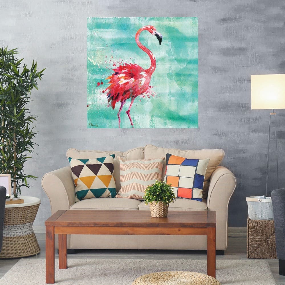 Flamingo de Arianna I - Turquesa - Paul Brent