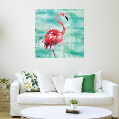 Flamingo de Arianna I - Turquesa - Paul Brent
