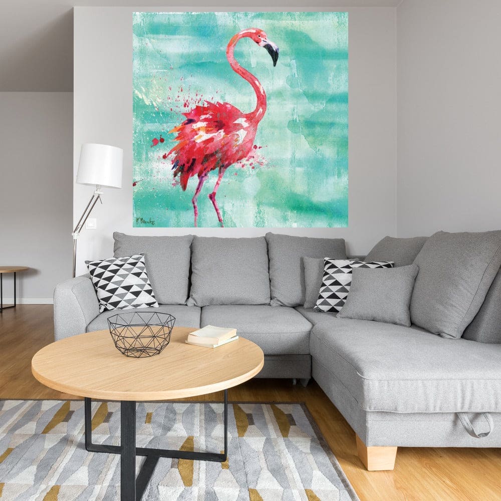 Flamingo de Arianna I - Turquesa - Paul Brent
