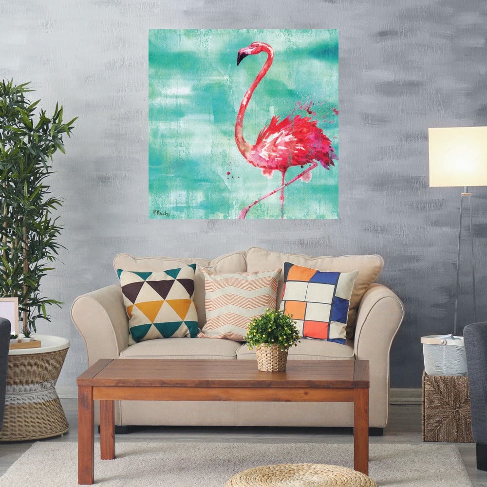 Flamingo de Arianna II - Turquesa - Paul Brent