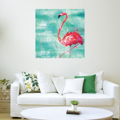 Flamingo de Arianna II - Turquesa - Paul Brent