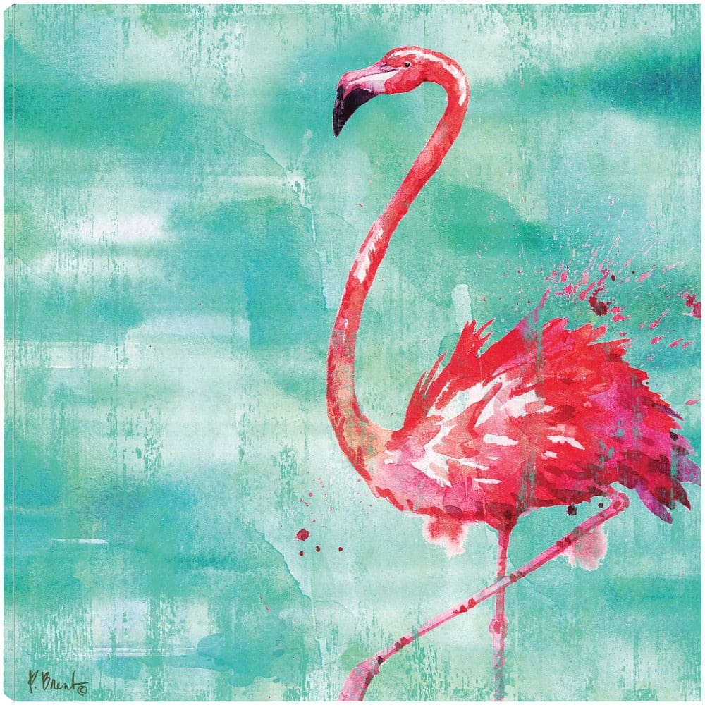 Flamingo de Arianna II - Turquesa - Paul Brent