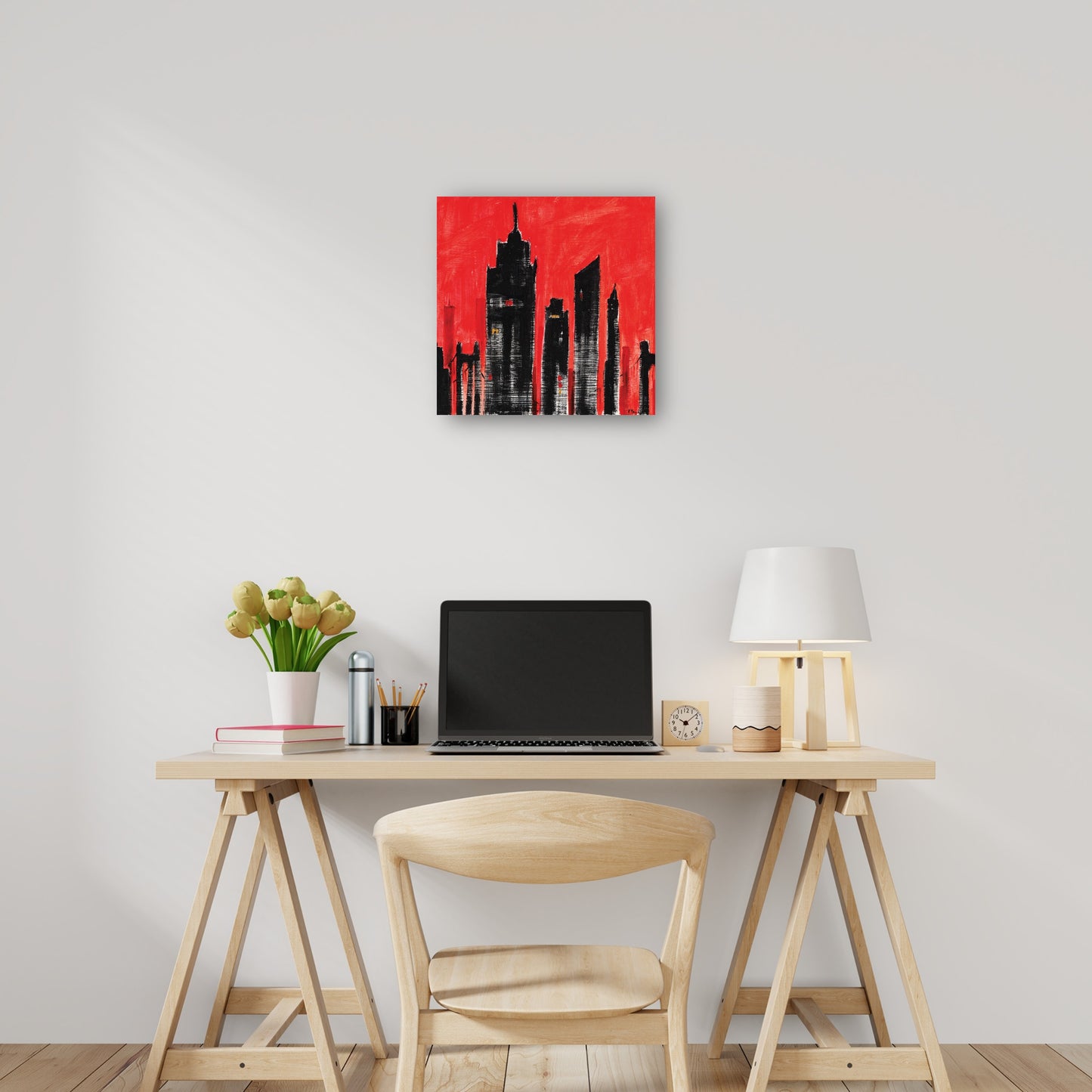 Paisaje urbano rojo - Paul Brent