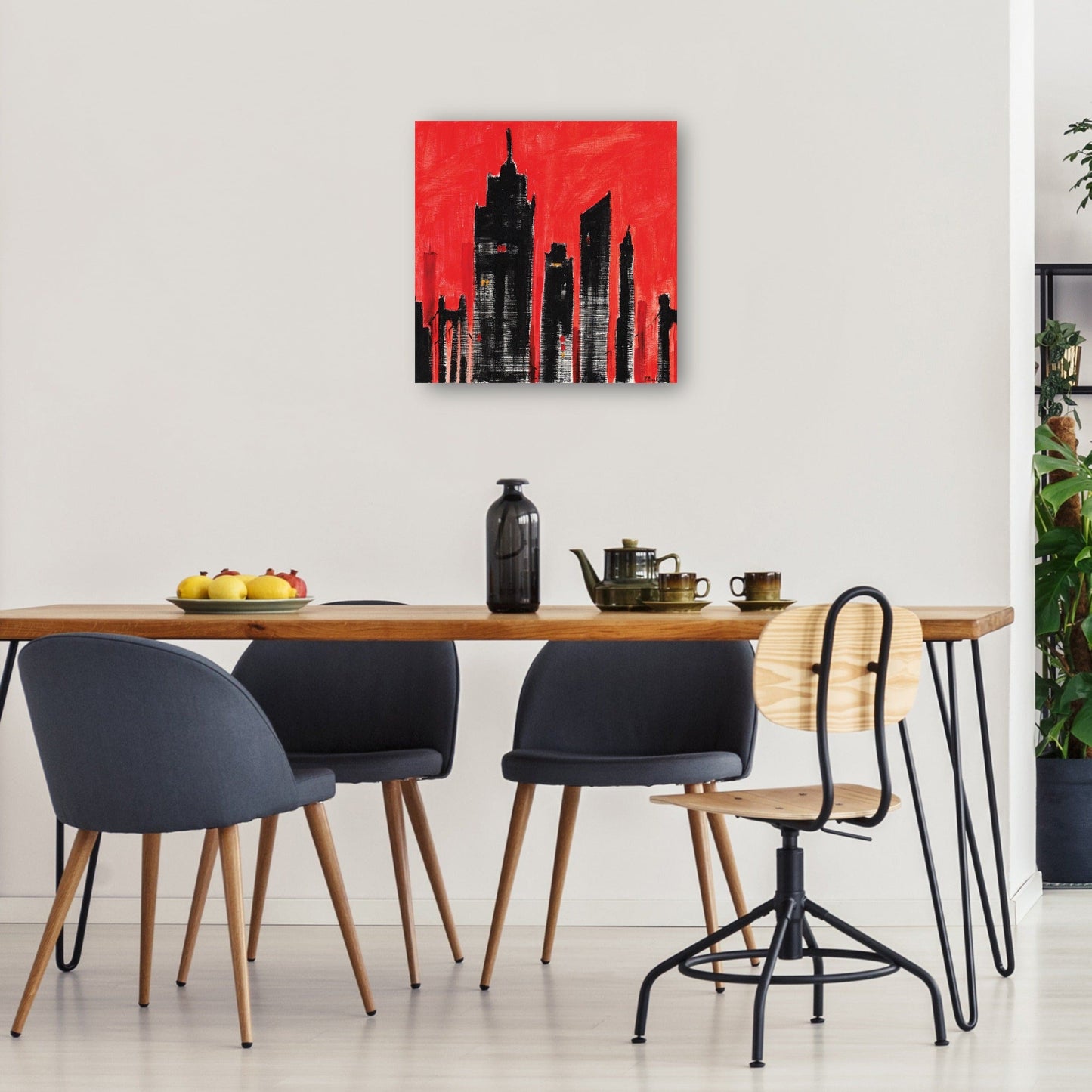 Paisaje urbano rojo - Paul Brent