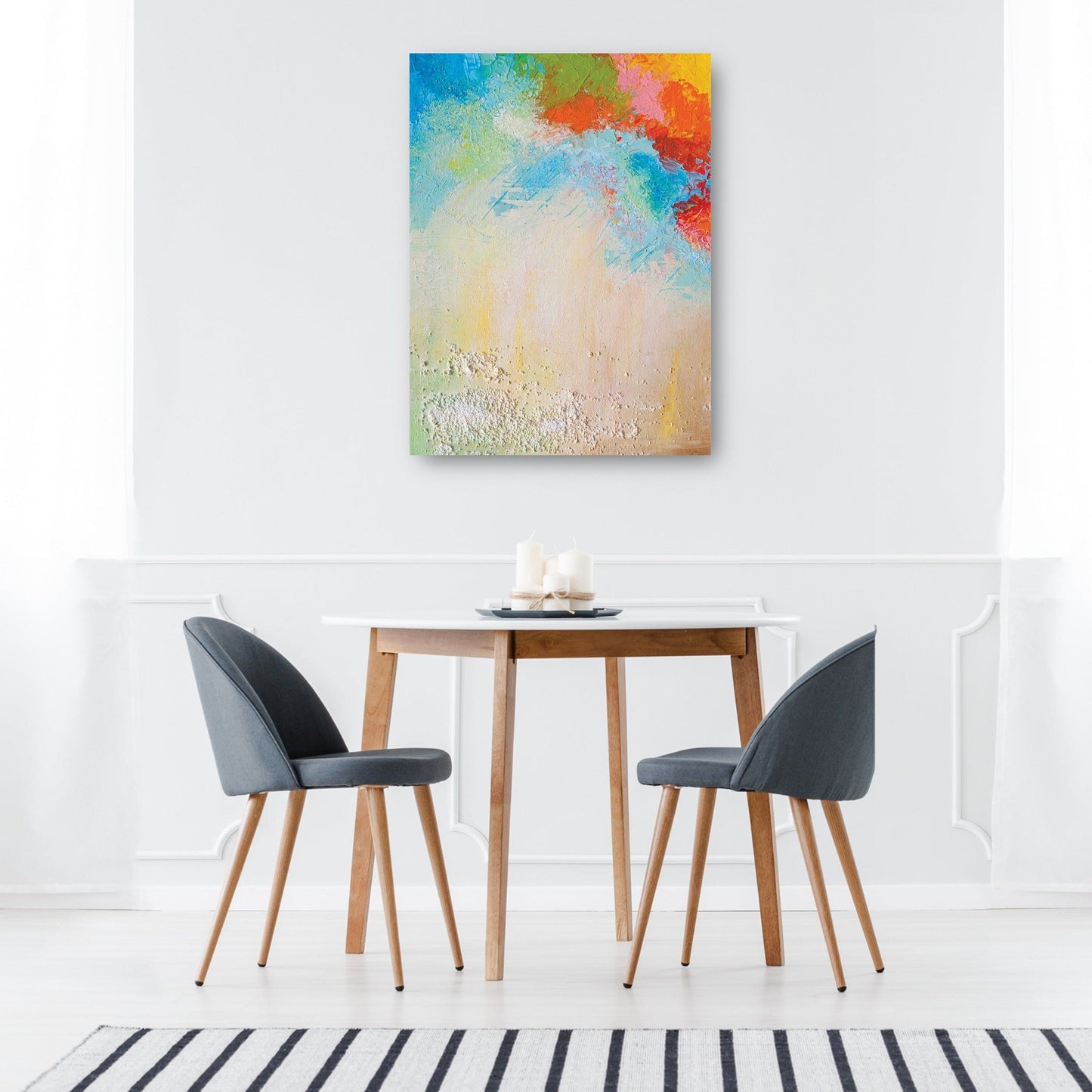 Salpicaduras de colores en la esquina - DP Gallery