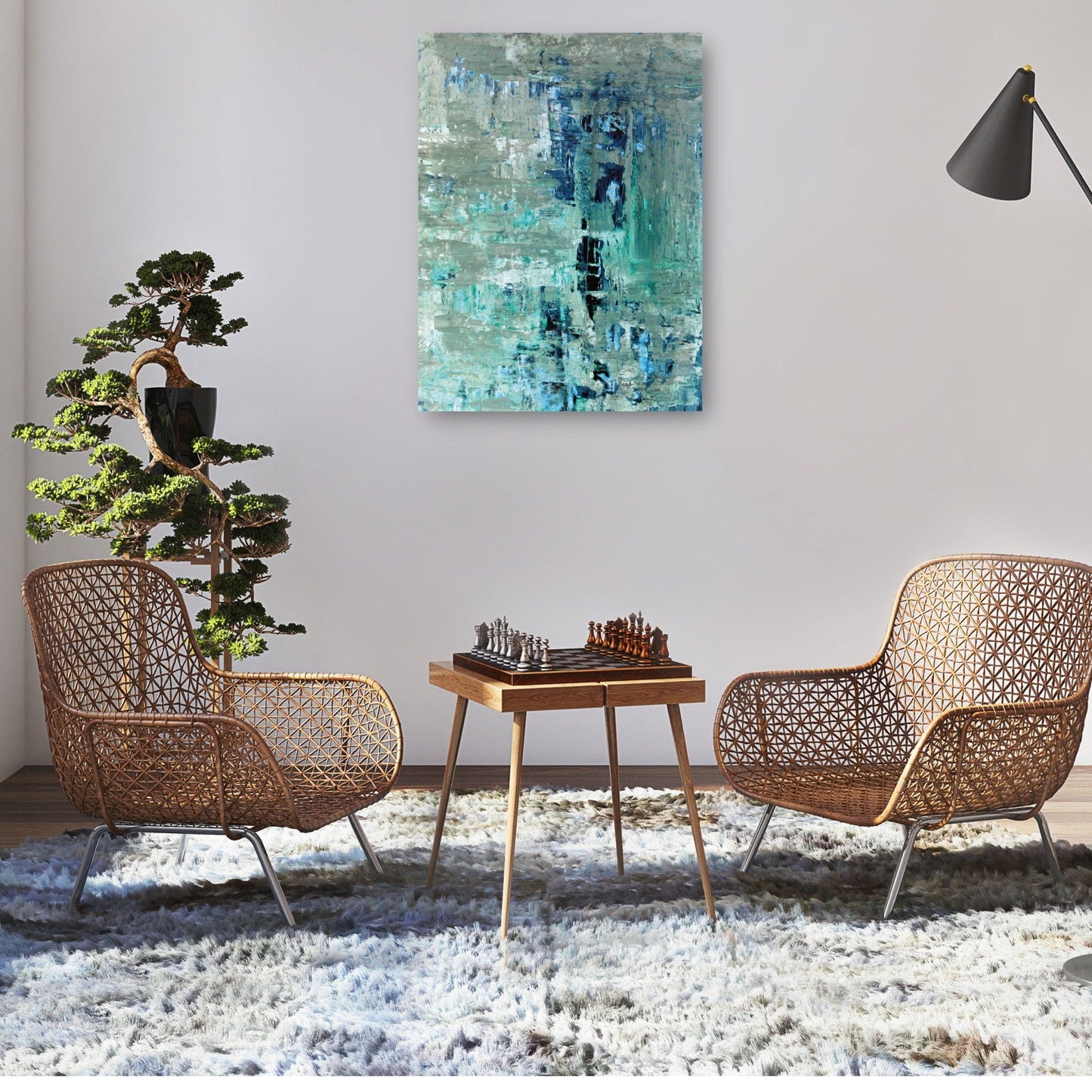 Pátina plateada verde azulado - DP Gallery