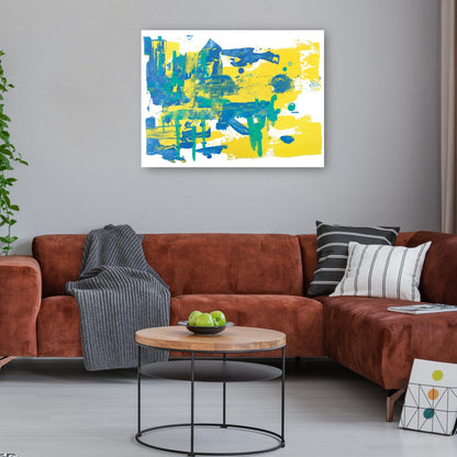 Pincel con amarillo y azul - DP Gallery