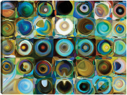 Caja de Círculos Pintados - DP Gallery