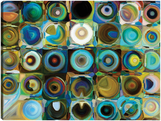 Caja de Círculos Pintados - DP Gallery