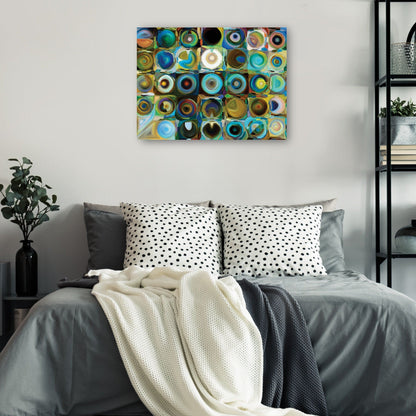 Caja de Círculos Pintados - DP Gallery