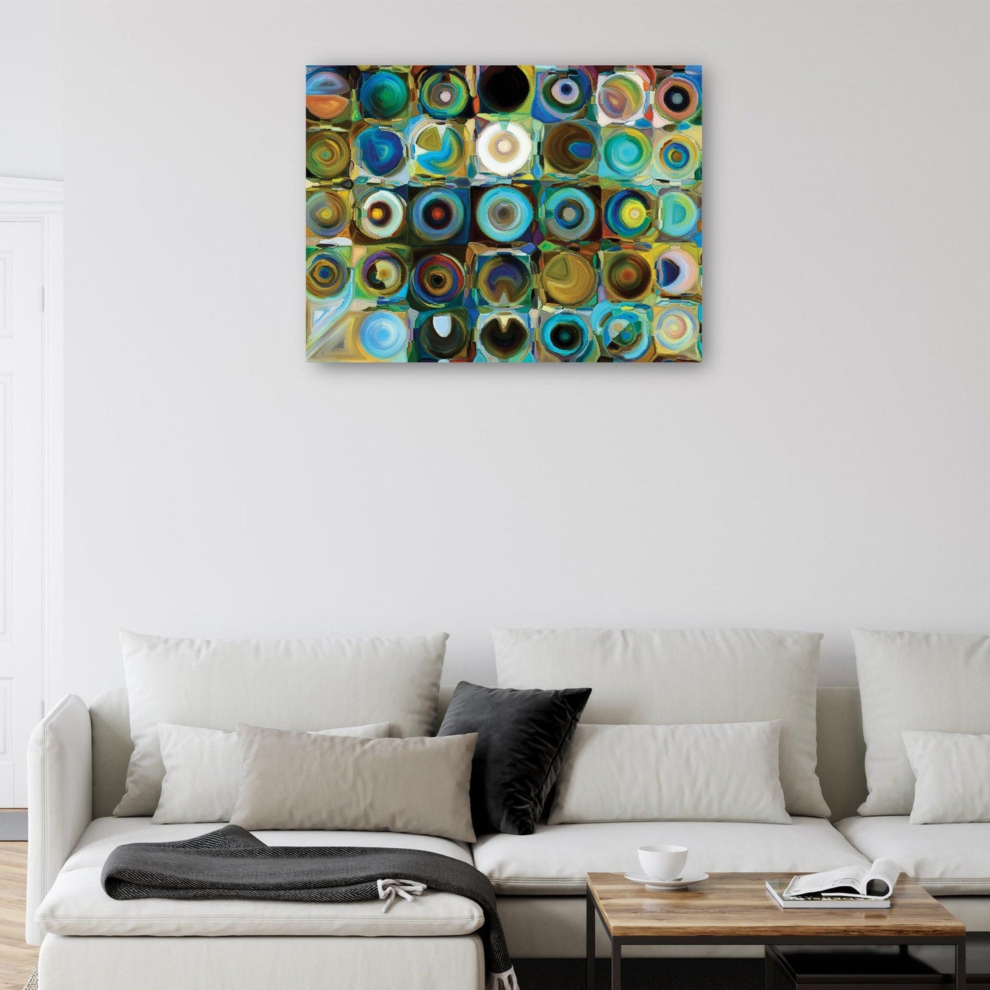 Caja de Círculos Pintados - DP Gallery