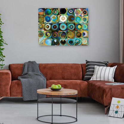 Caja de Círculos Pintados - DP Gallery