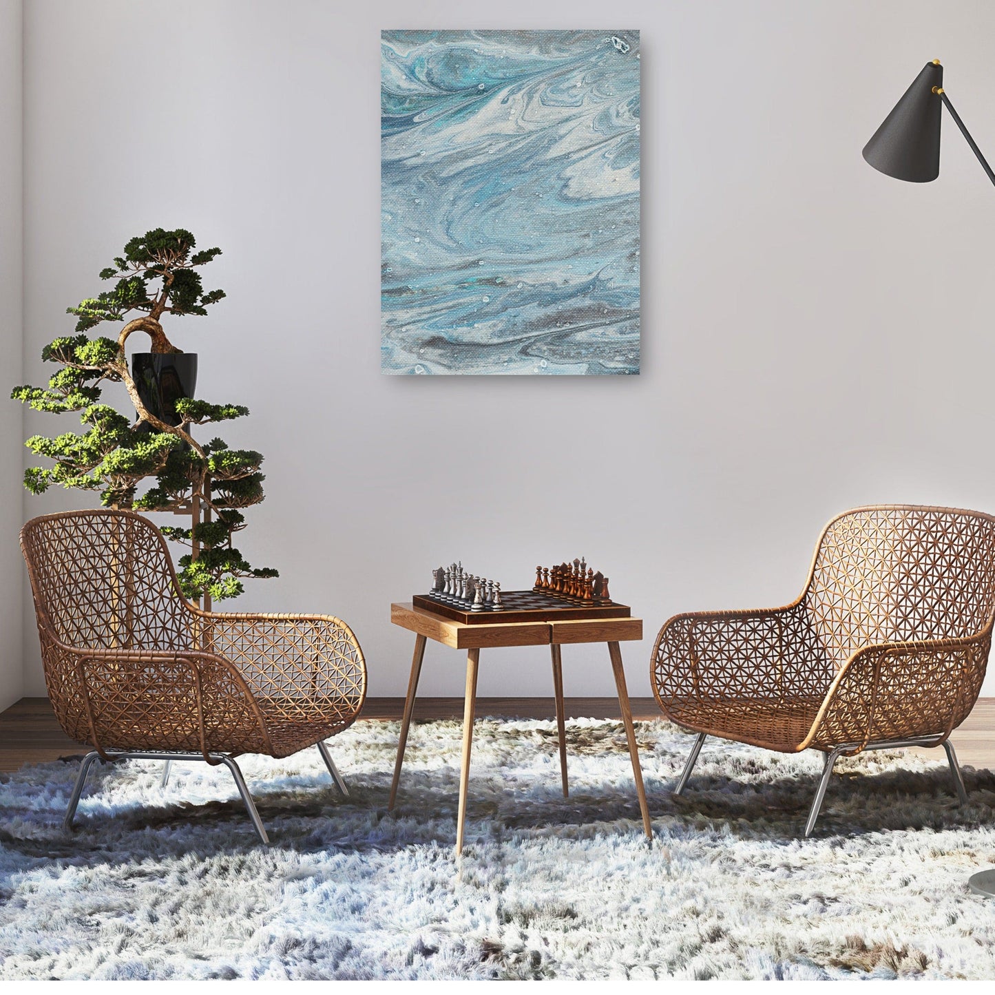 Olas de mármol rompiendo - DP Gallery