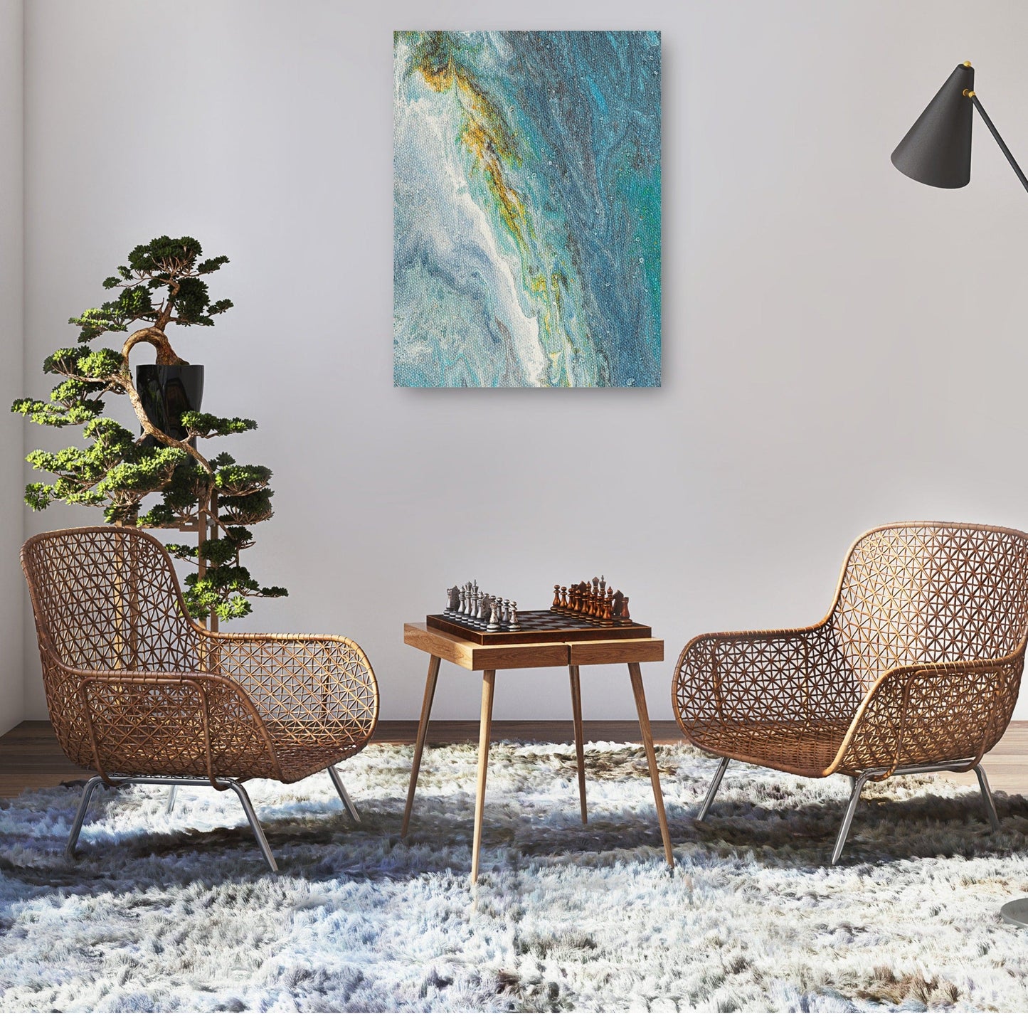 Canica azul grande - DP Gallery