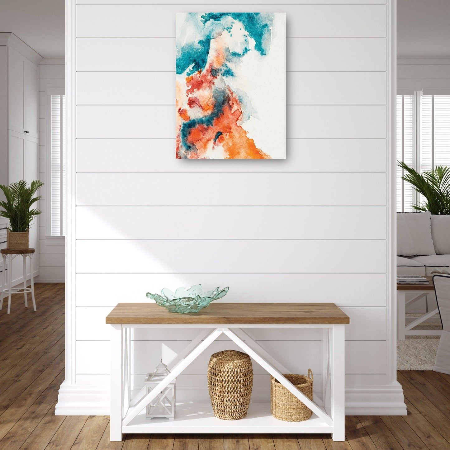 Ondulación Azul Naranja - DP Gallery