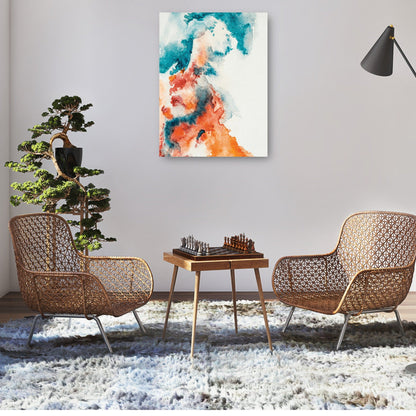 Ondulación Azul Naranja - DP Gallery