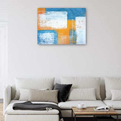 Paso de peatones azul naranja - DP Gallery