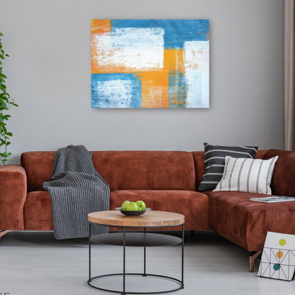 Paso de peatones azul naranja - DP Gallery