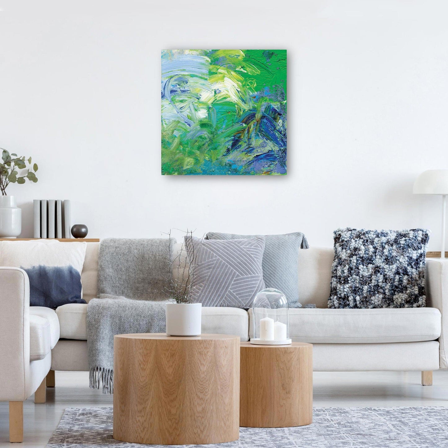 Verde sobre verde sobre azul - DP Gallery