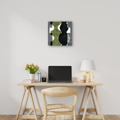 Deco Geométrico II con Verde