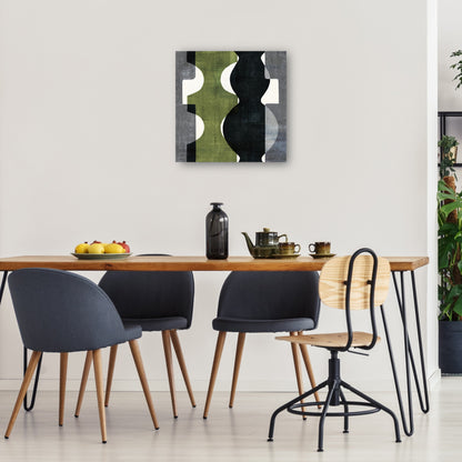 Deco Geométrico II con Verde