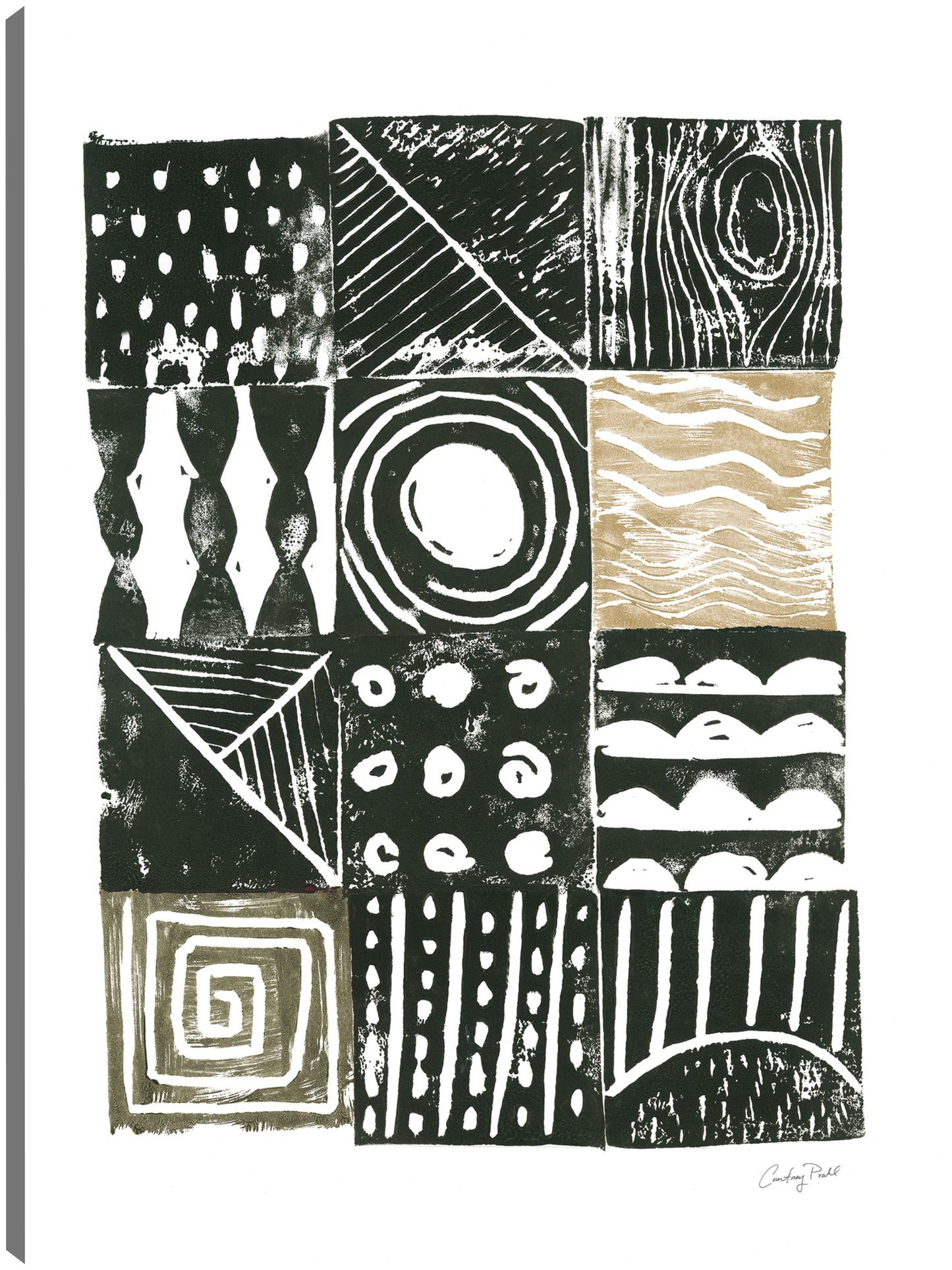 Block Print I Verde Arena - Courtney Prahl