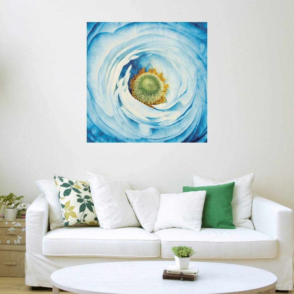 Peonia blanco con azul - Aledanda