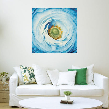 Peonia blanco con azul - Aledanda