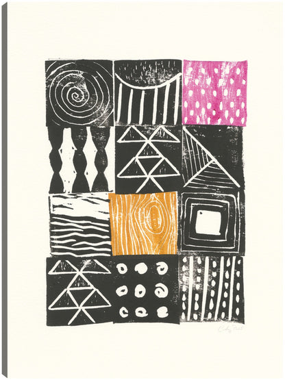 Impresión de bloque V - Courtney Prahl