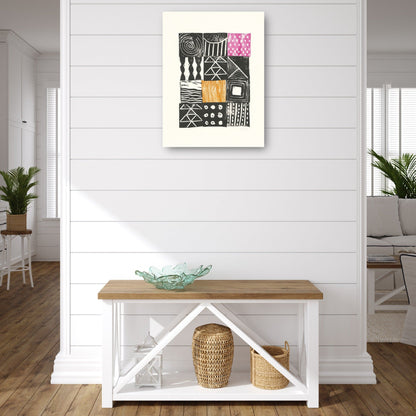 Impresión de bloque V - Courtney Prahl