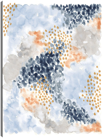 Flores de primavera II azul marino - Laura Marshall