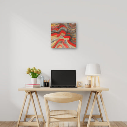 Lava flotante roja - Albena Hristova