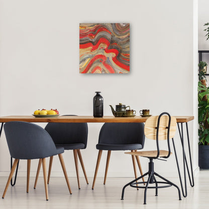 Lava flotante roja - Albena Hristova