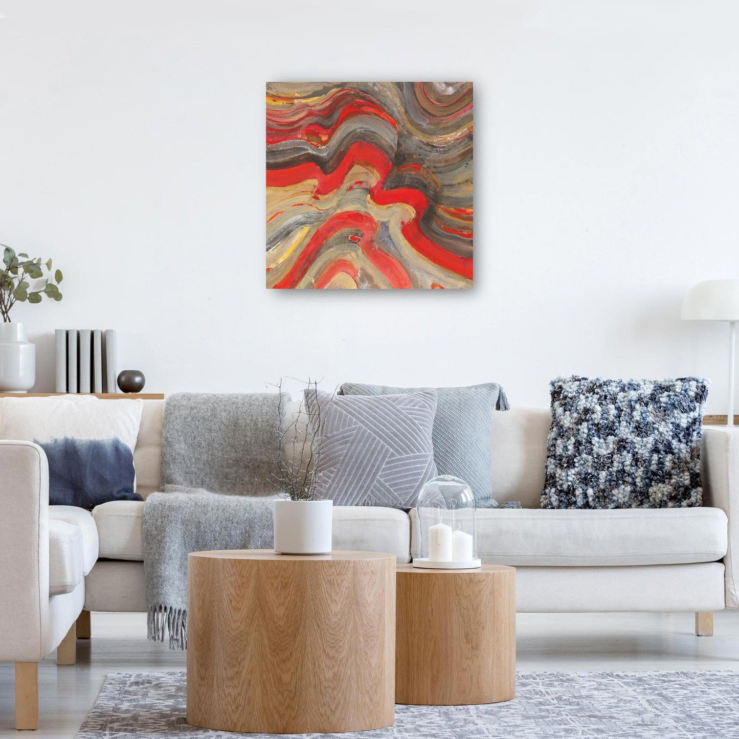 Lava flotante roja - Albena Hristova