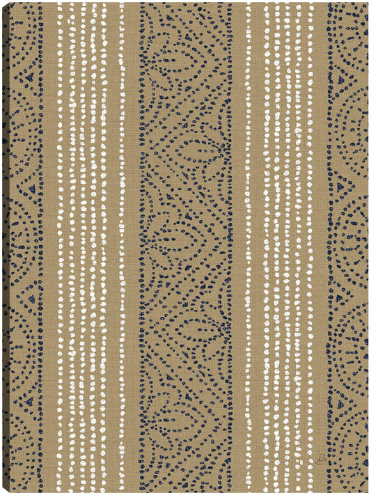 Patrones Batik II con azul marino - Daphne Brissonnet