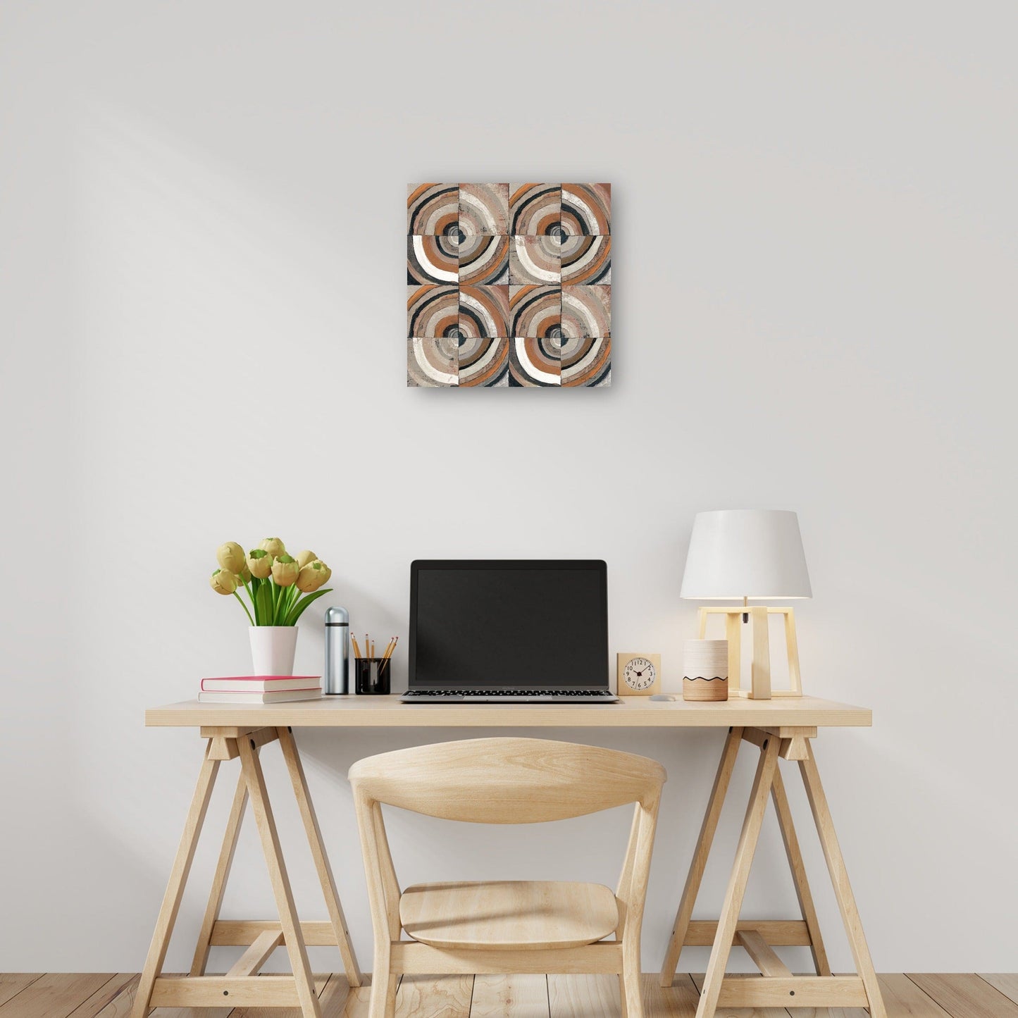 El Centro I Abstracto Cálido - Cheryl Warrick