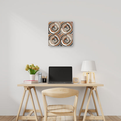 El Centro I Abstracto Cálido - Cheryl Warrick