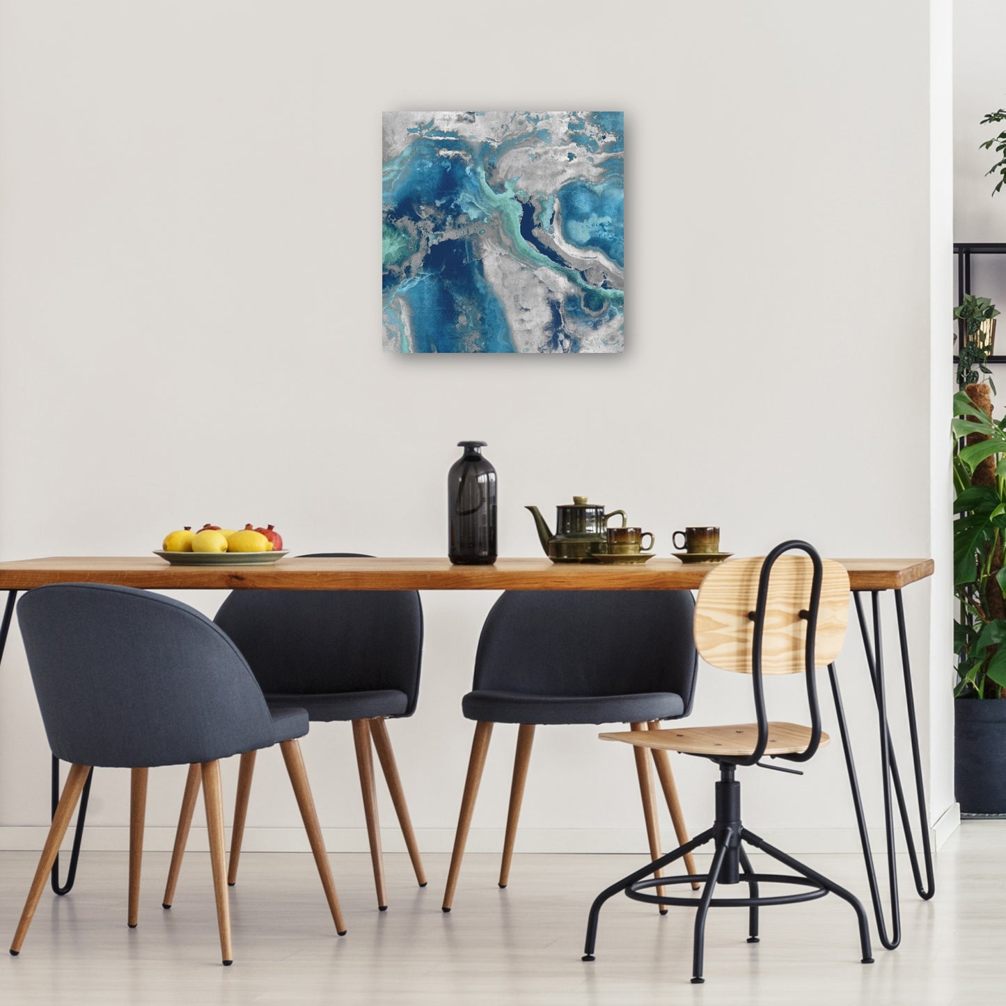 Piedra con Azul y Aqua - Danielle Carson