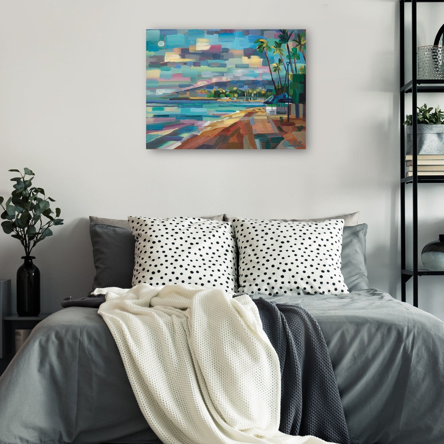 Luna matutina sobre Waikiki - Brooke Borcherding