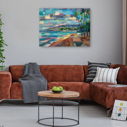 Luna matutina sobre Waikiki - Brooke Borcherding