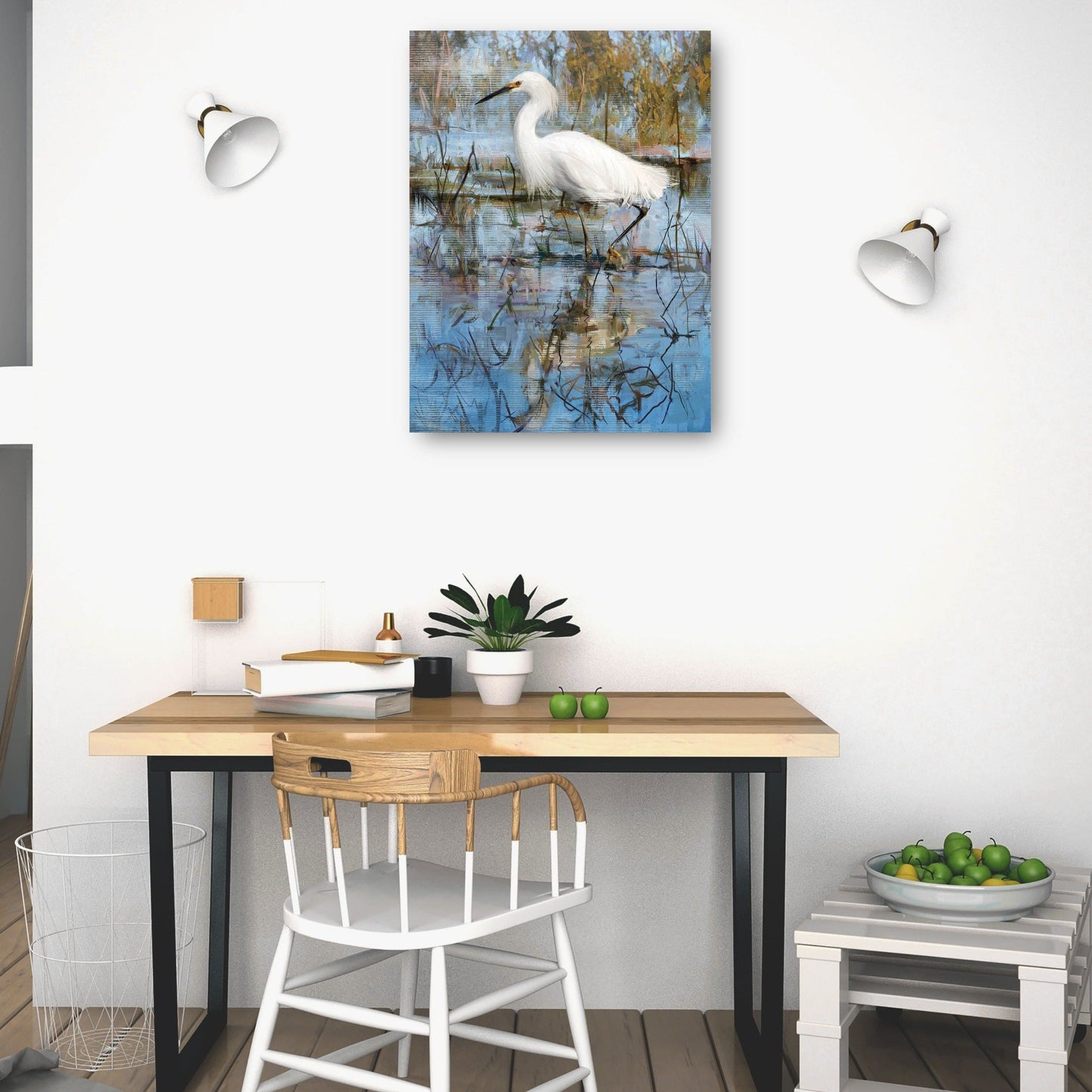 Garceta blanca - Studio Arts