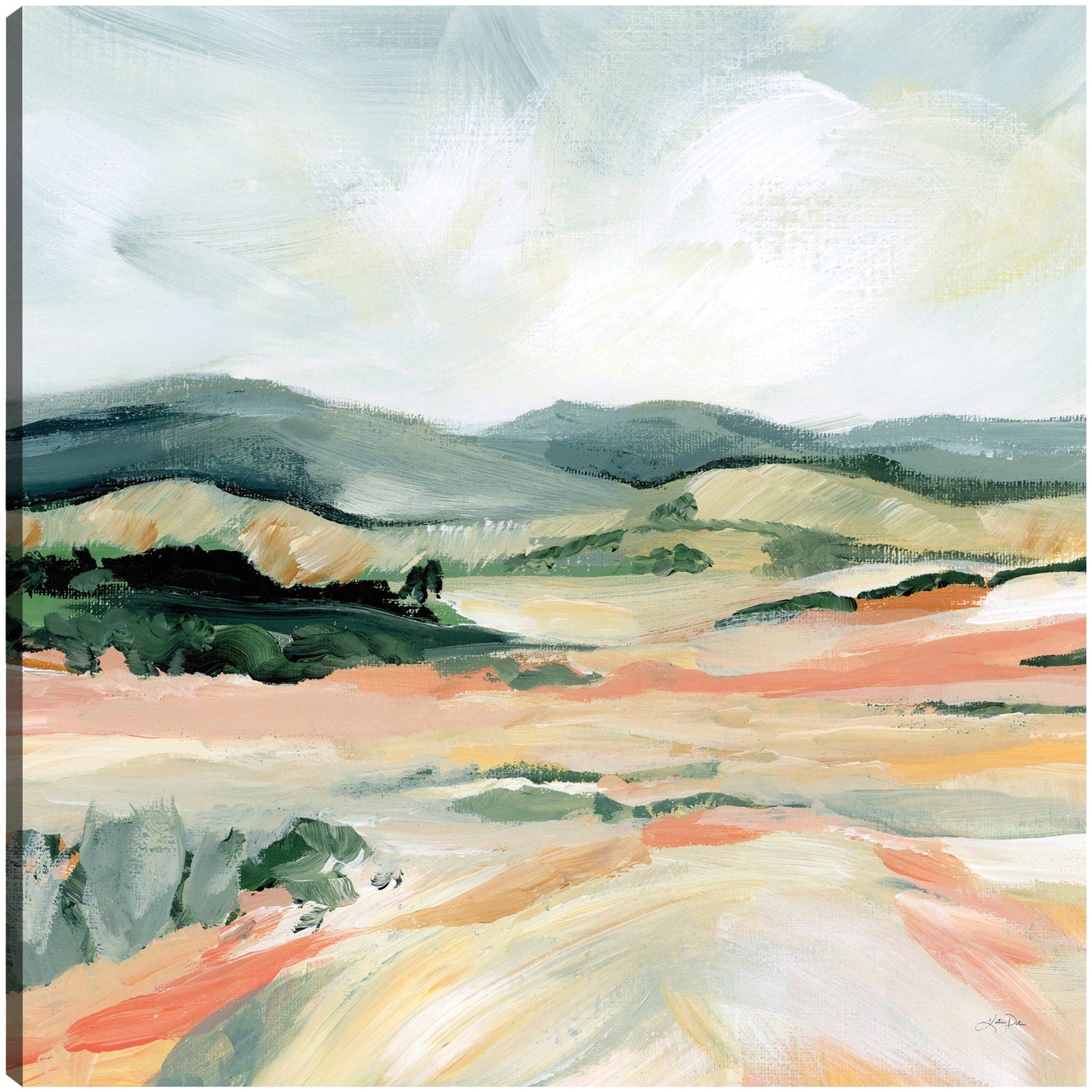 Paisaje bermellón I - Katrina Pete