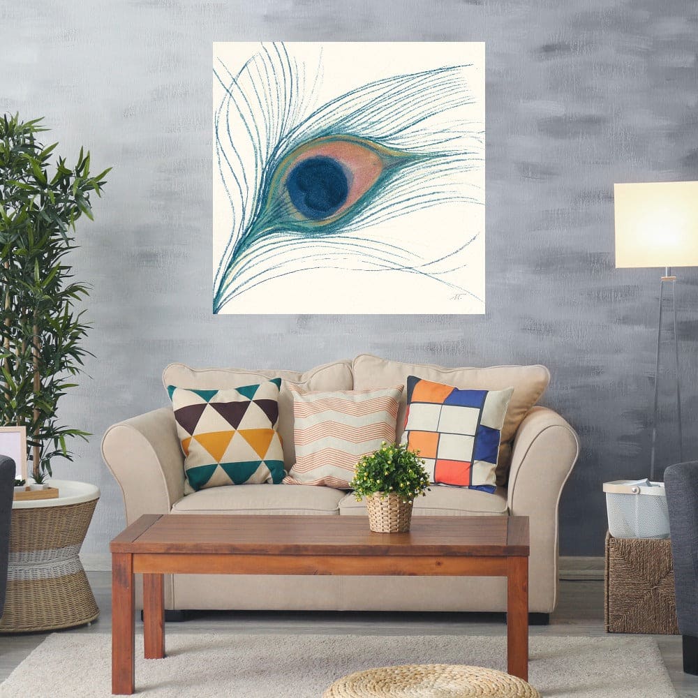 Pluma de Pavoreal Azul I - Miranda Thomas