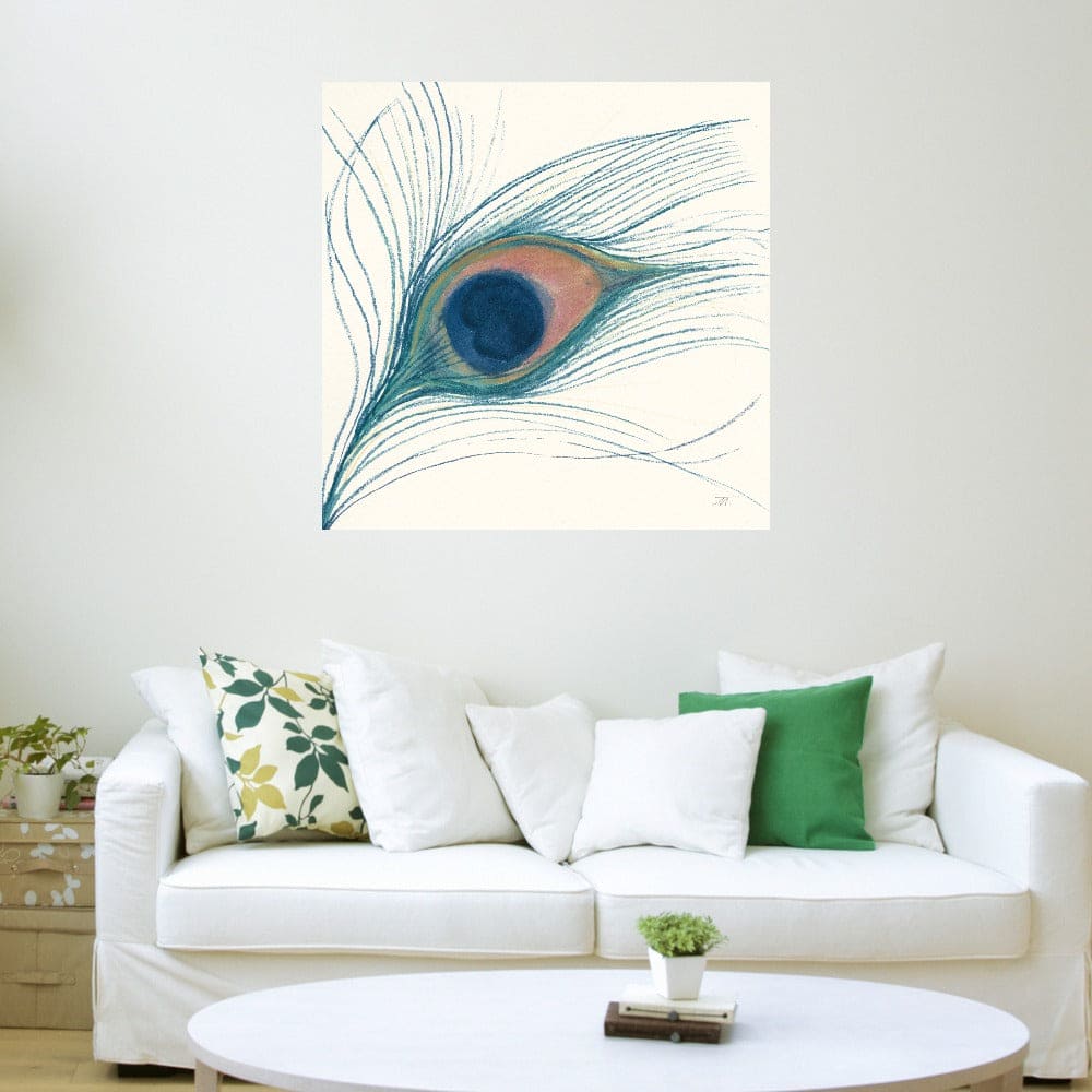 Pluma de Pavoreal Azul I - Miranda Thomas