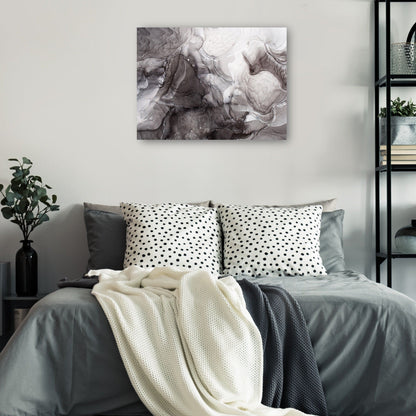 Pliegues de raso plateado - DP Gallery