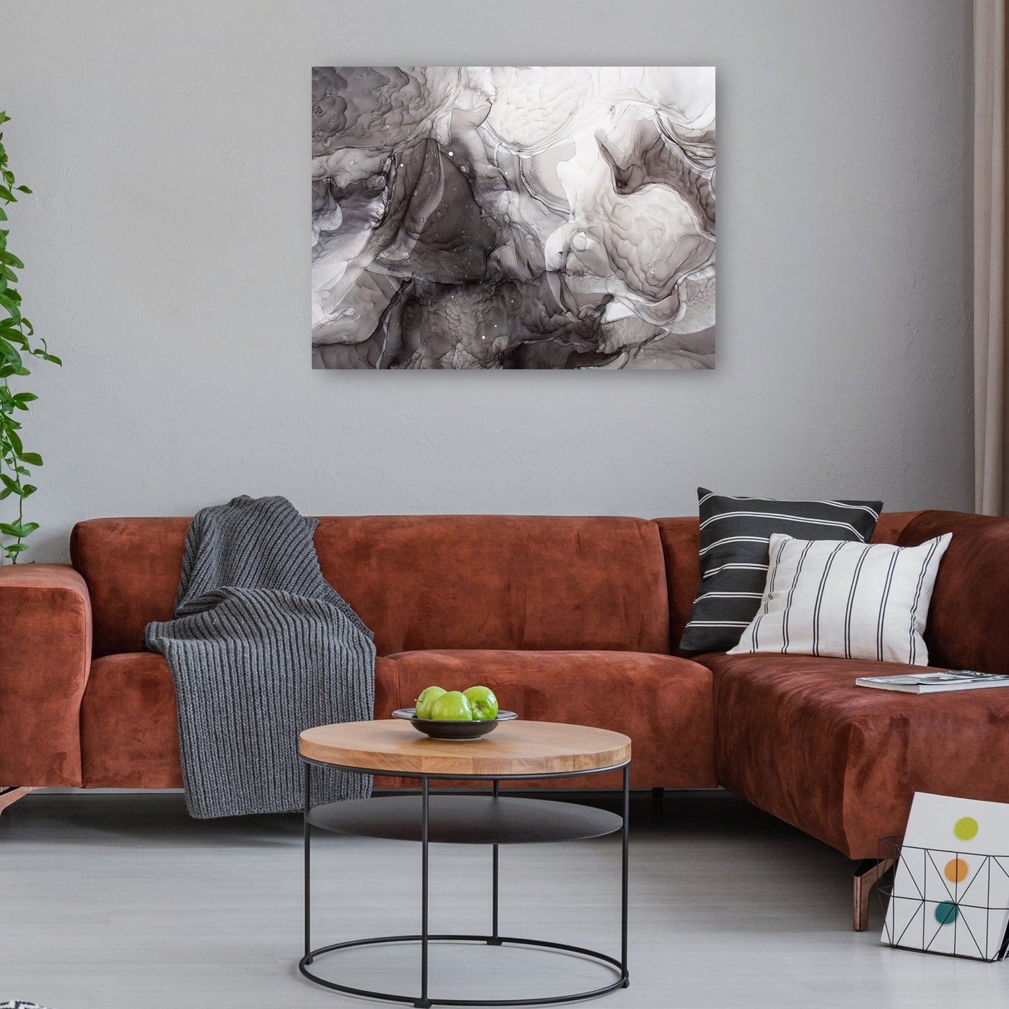 Pliegues de raso plateado - DP Gallery